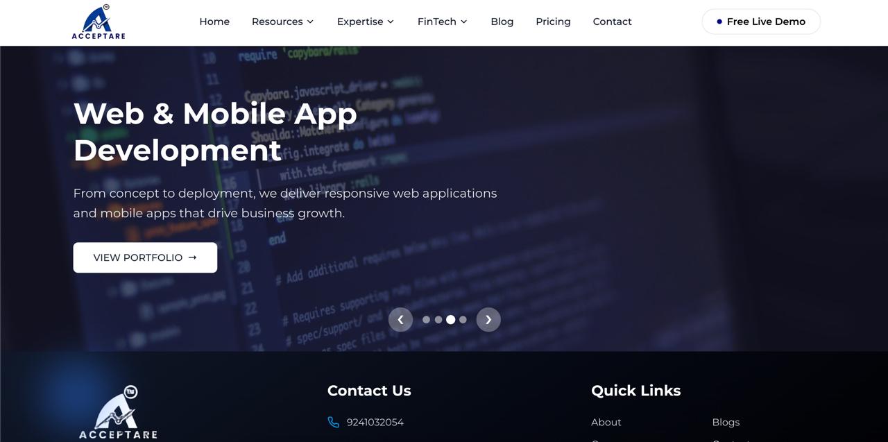 Acceptare Technologies Pvt. Ltd. thumbnail